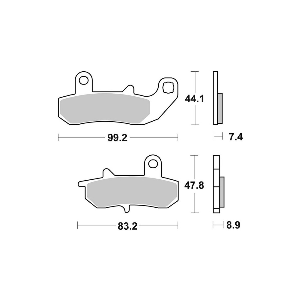Brake Pads Brembo TT07SU17TT - 07SU17TT