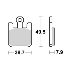 Brake Pads Brembo LA07SU26LA - 07SU26LA
