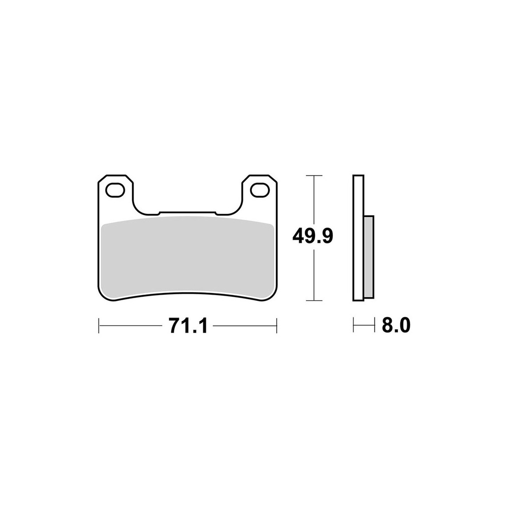 Brake Pads Brembo RC07SU27RC - 07SU27RC