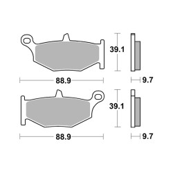 Pastiglie Brembo SP07SU32SP Pastillas de freno Brembo
