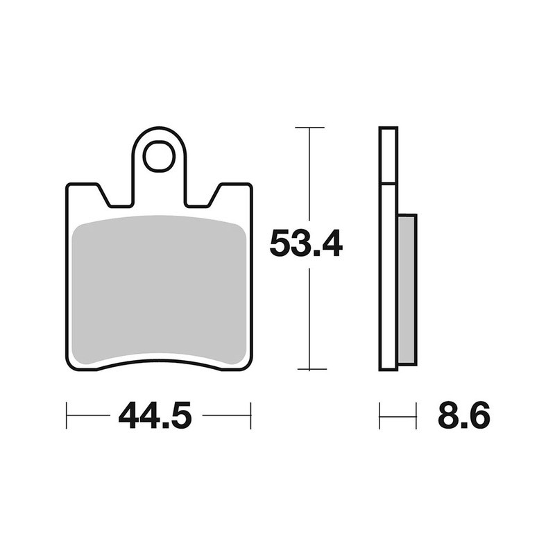 Brake Pads Brembo SA07YA09SA Brake Pads Brembo