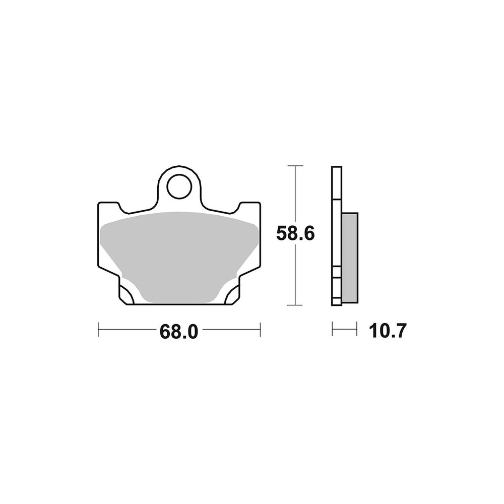 Brake Pads Brembo GENUINE07YA1011 - 07YA1011