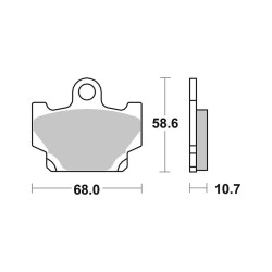 Brake Pads Brembo GENUINE07YA1011 Brake Pads Brembo
