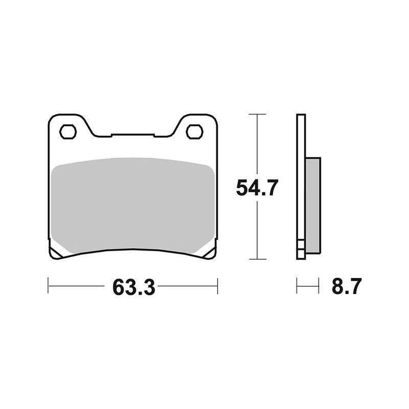 Brake Pads Brembo SA07YA11SA Brake Pads Brembo