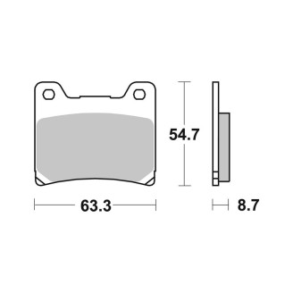 Brake Pads Brembo GENUINE07YA1107 Brake Pads Brembo