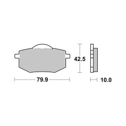 Brake Pads Brembo GENUINE07YA1909 Brake Pads Brembo