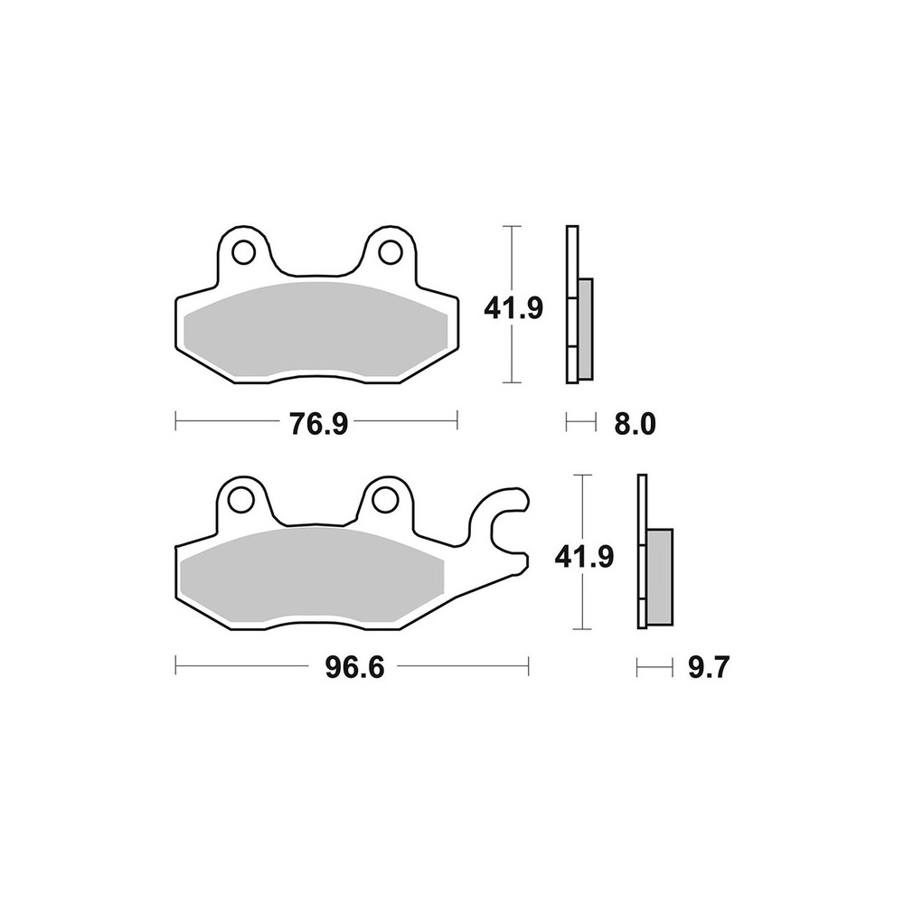 Brake Pads Brembo GENUINE07YA2008 - 07YA2008
