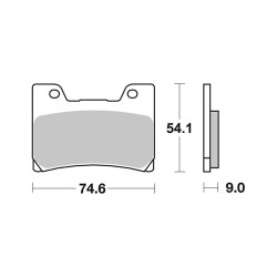 Brake Pads Brembo SA07YA24SA - 07YA24SA
