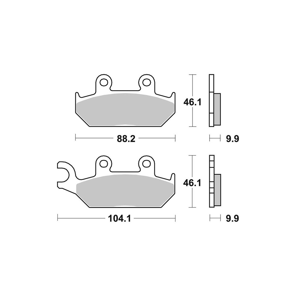 Brake Pads Brembo SA07YA25SA - 07YA25SA