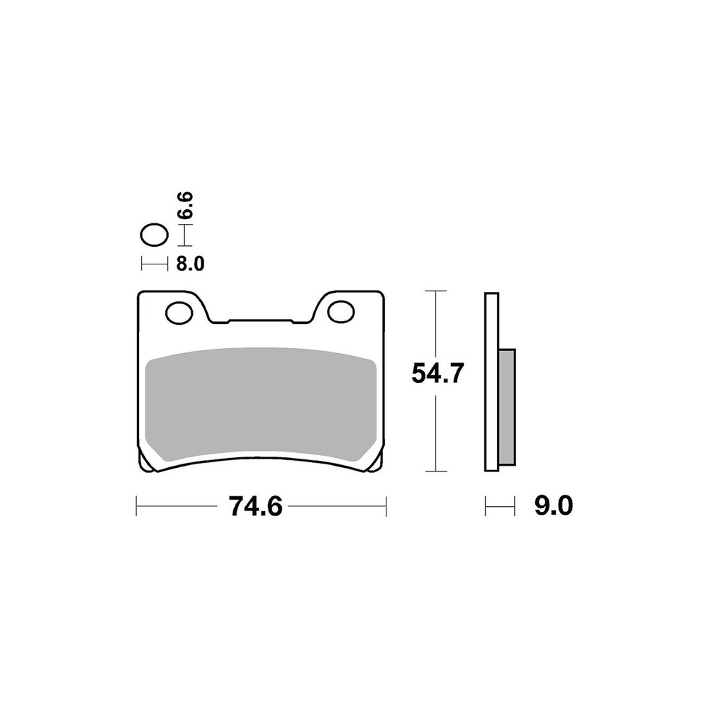 Brake Pads Brembo GENUINE07YA2609 - 07YA2609