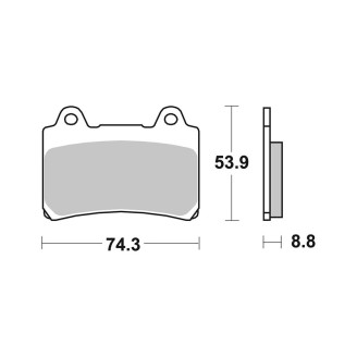 Brake Pads Brembo GENUINE07YA3507 Brake Pads Brembo