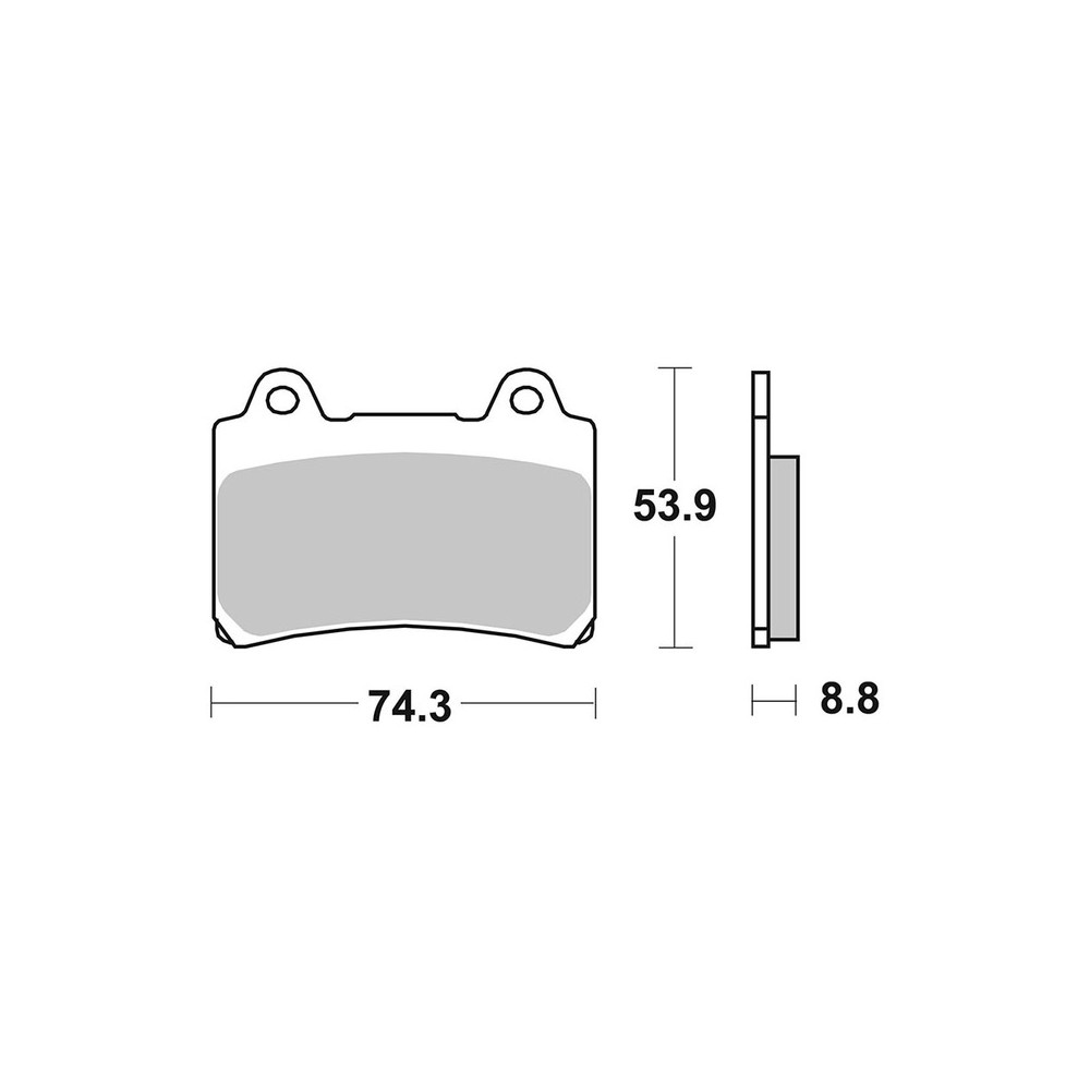 Brake Pads Brembo GENUINE07YA3507 - 07YA3507
