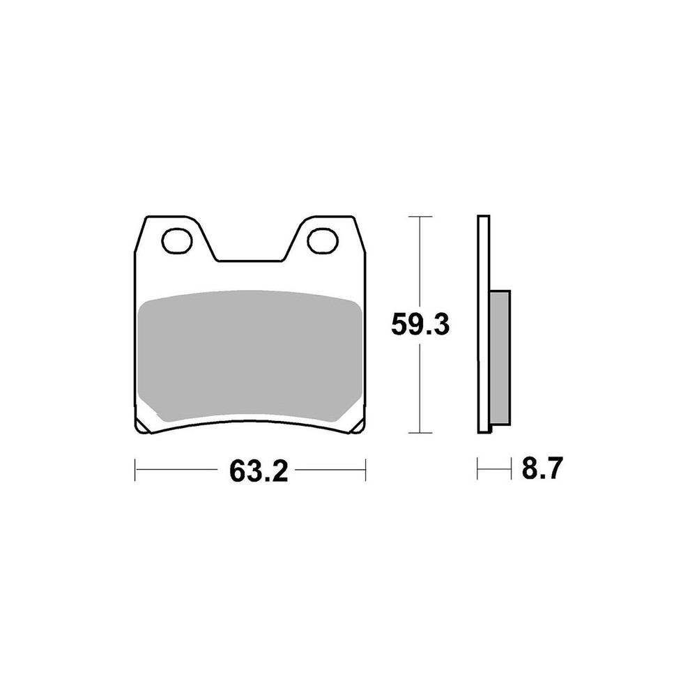 Brake Pads Brembo GENUINE07YA4007 - 07YA4007