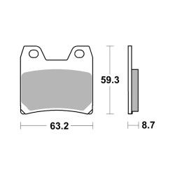 Brake Pads Brembo GENUINE07YA4007 Brake Pads Brembo