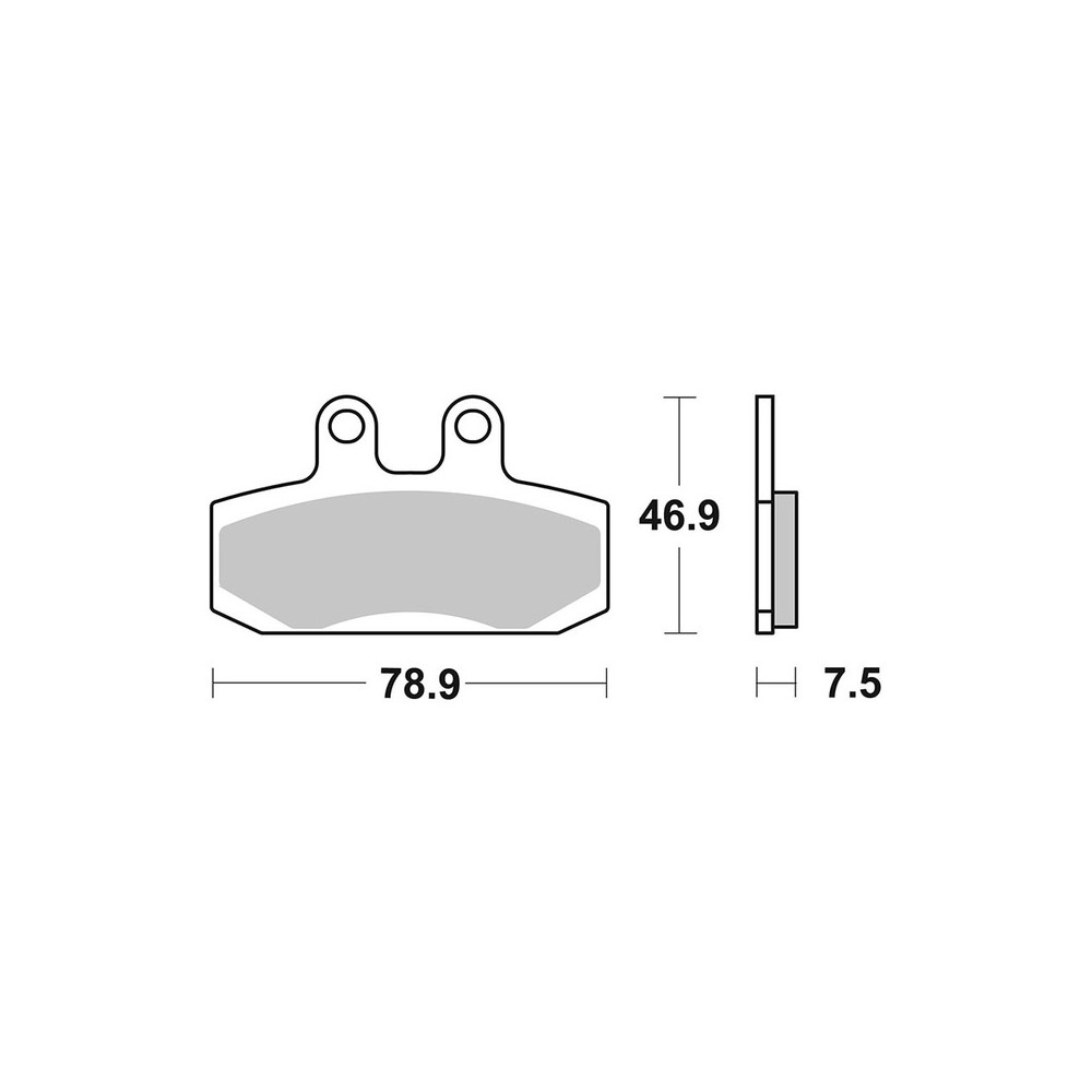 Brake Pads Brembo CC07007 - 07007