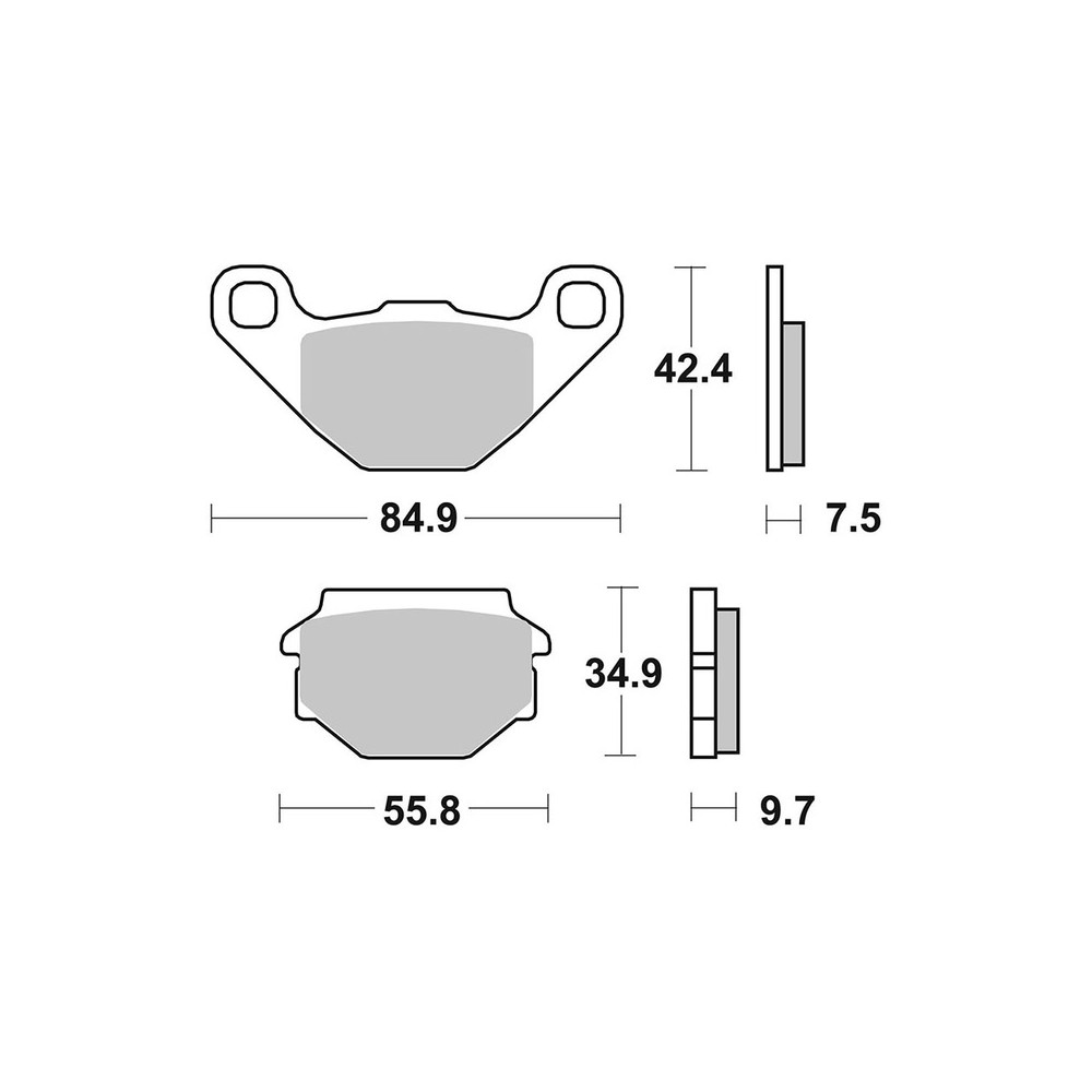 Brake Pads Brembo CC07014 - 07014