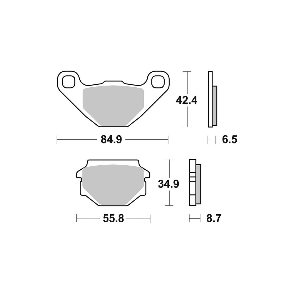 Brake Pads Brembo CC07015 - 07015