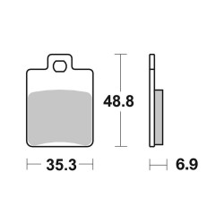 Brake Pads Brembo CC07019 - 07019