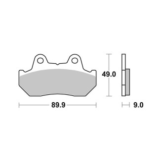 Brake Pads Brembo CC07025 Brake Pads Brembo
