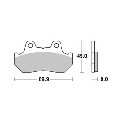 Brake Pads Brembo CC07025 - 07025