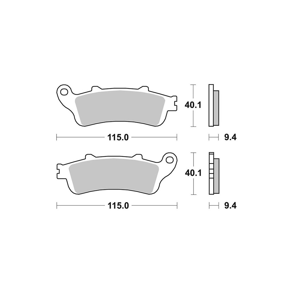 Brake Pads Brembo CC07034 - 07034