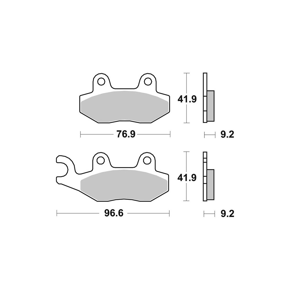 Brake Pads Brembo CC07035 - 07035