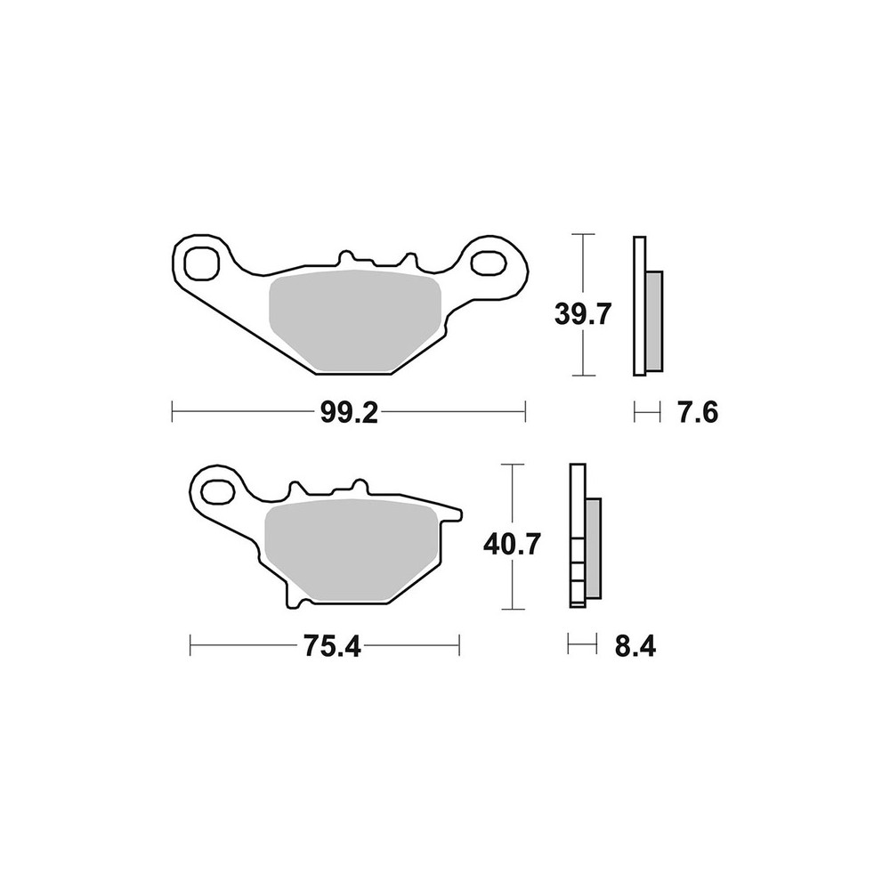 Brake Pads Brembo CC07036 - 07036