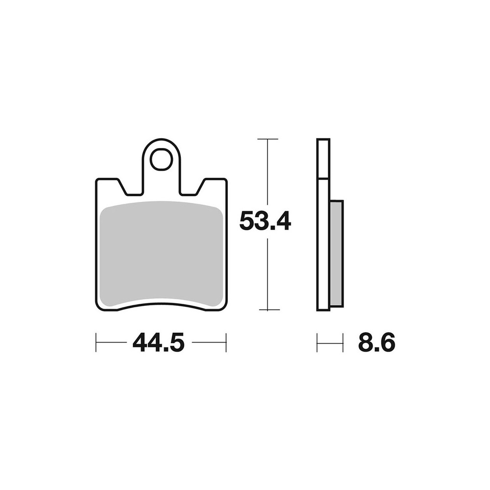 Brake Pads Brembo CC07037 - 07037