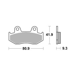 Brake Pads Brembo CC07038 - 07038