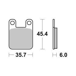 Brake Pads Brembo CC07044 - 07044