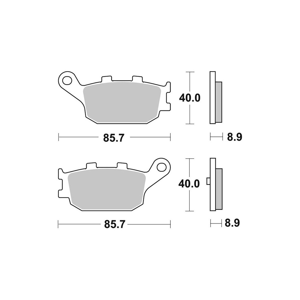 Brake Pads Brembo CC07053 - 07053