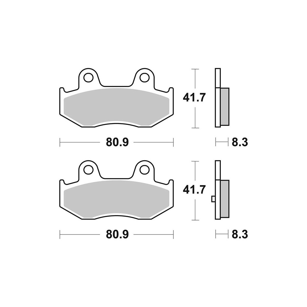 Brake Pads Brembo CC07055 - 07055