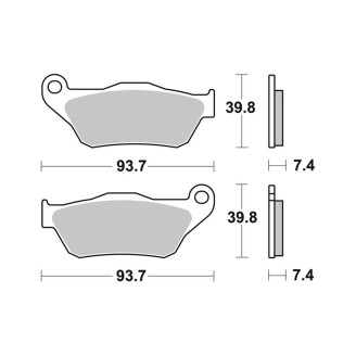 Brake Pads Brembo CC07065 Brake Pads Brembo