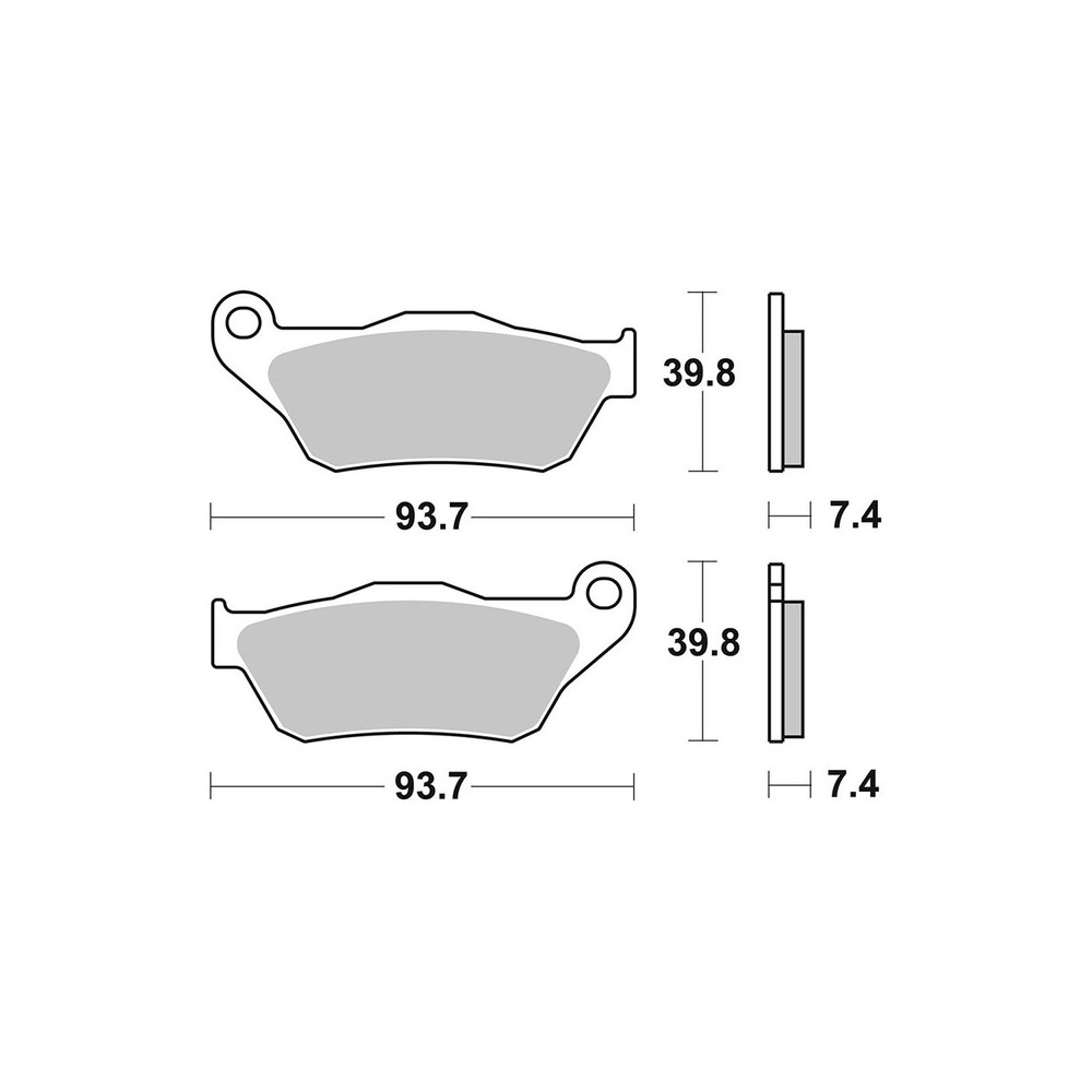 Brake Pads Brembo CC07065 - 07065