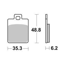 Pastiglie Brembo XS07067XS Pastillas de freno Brembo