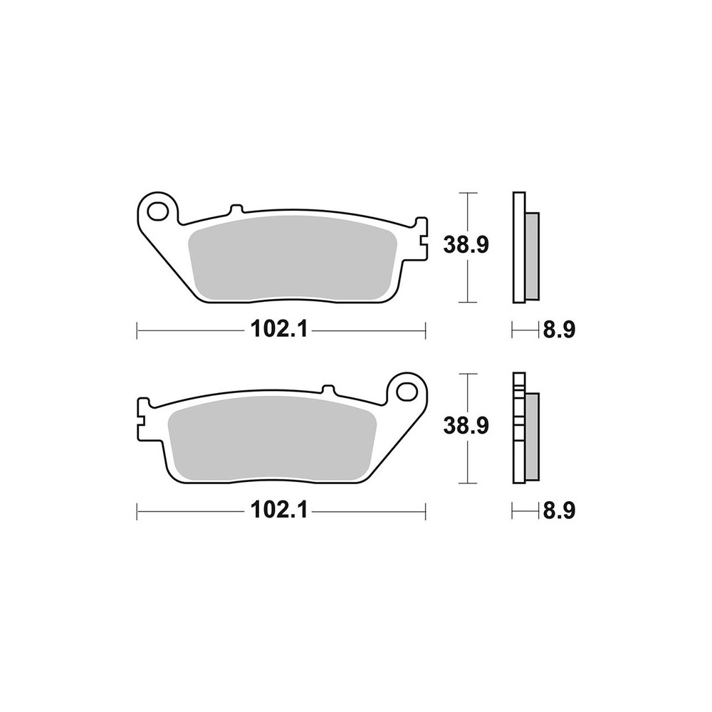 Brake Pads Brembo XS07075XS - 07075XS