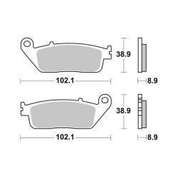Brake Pads Brembo XS07075XS - 07075XS