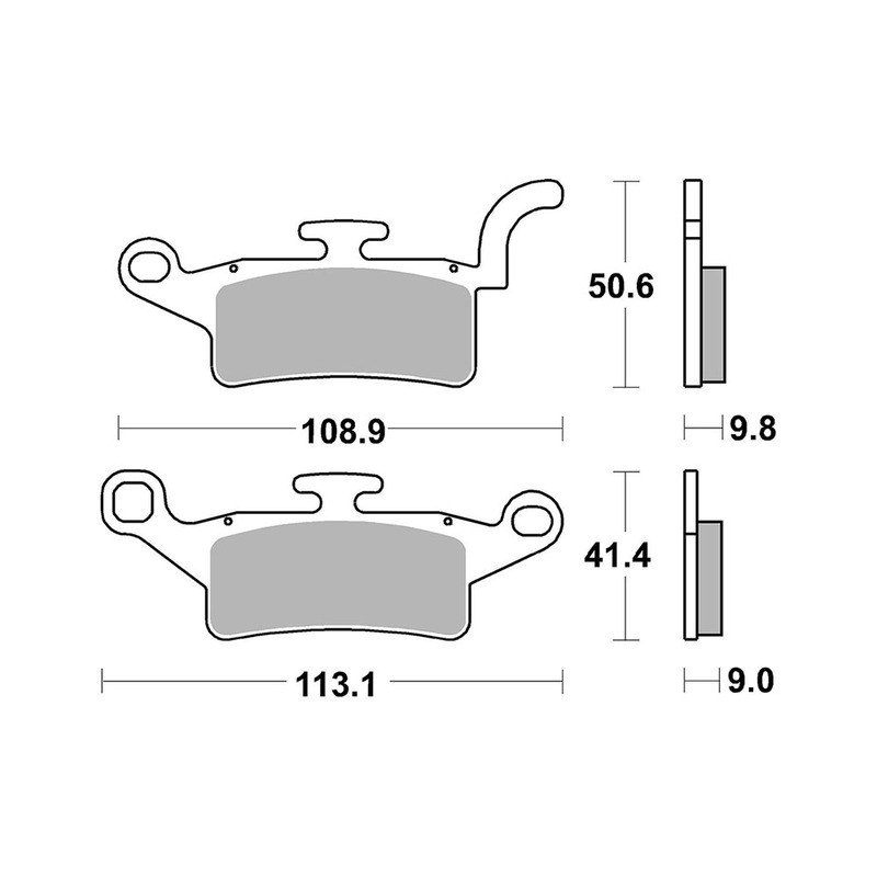 Pastiglie Brembo CC07093CC Pastillas de freno Brembo