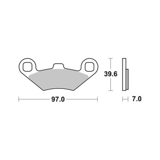 Brake Pads Brembo XS07104XS Brake Pads Brembo