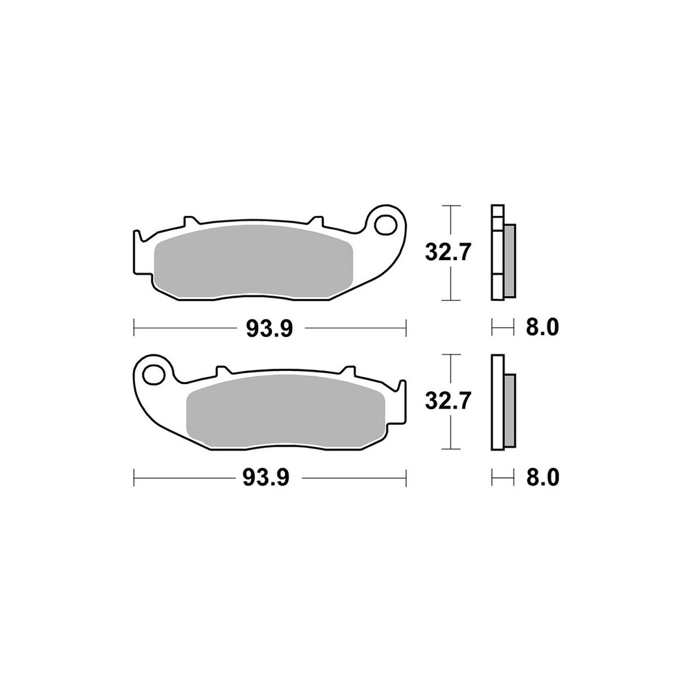 Brake Pads Brembo CC07107 - 07107