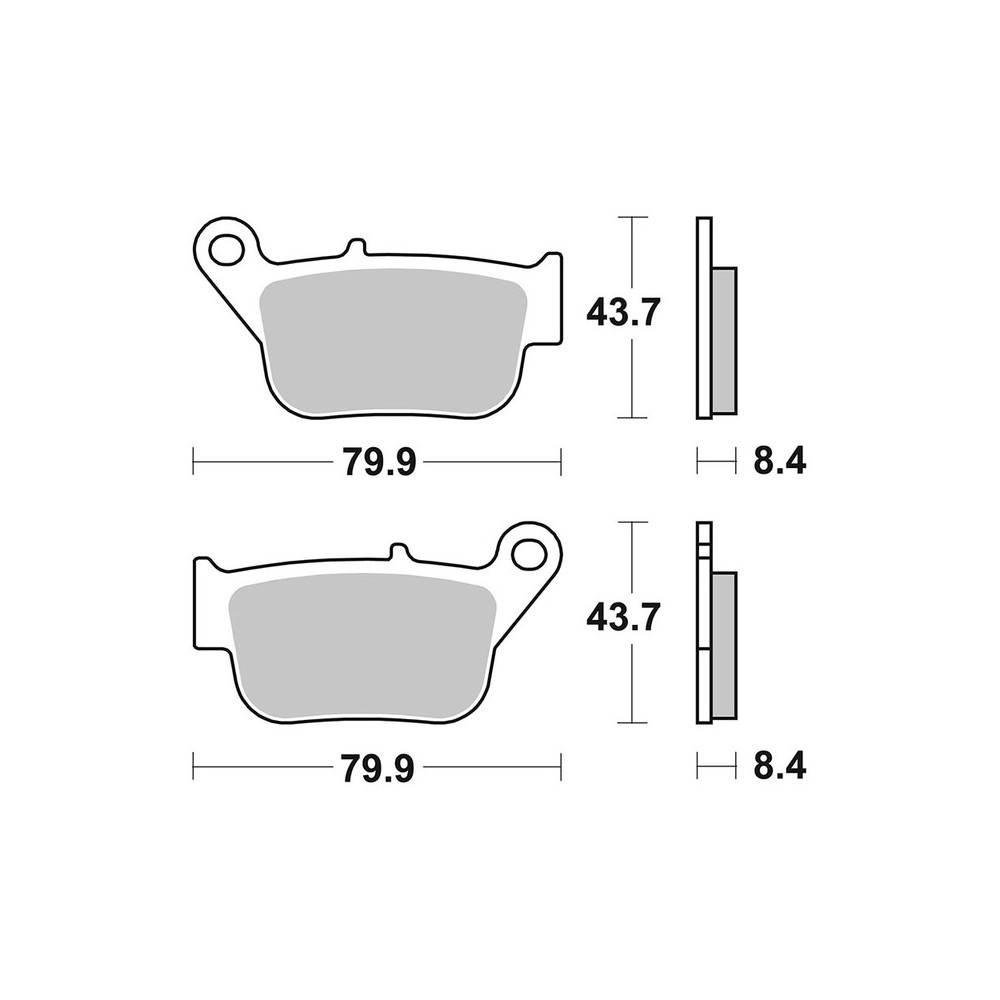 Brake Pads Brembo CC07109 - 07109