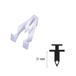 Remache plastico RMS Honda 90654-MCA-000 Carenados y piezas de plástico RMS