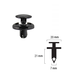 Remache plastico RMS Suzuki 94479-35F00 Carenados y piezas de plástico RMS