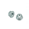 RMS Galvanized nut with flange M5 Small Metal Parts RMS