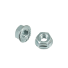 Galvanized nut with flange rms M8 Small Metal Parts RMS