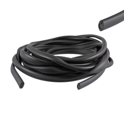 Bord de bouclier noir MT.RMS Classic Piaggio Vespa 50-90-125 cc-Et3 Profils de carrosserie Vespa Rms Classic