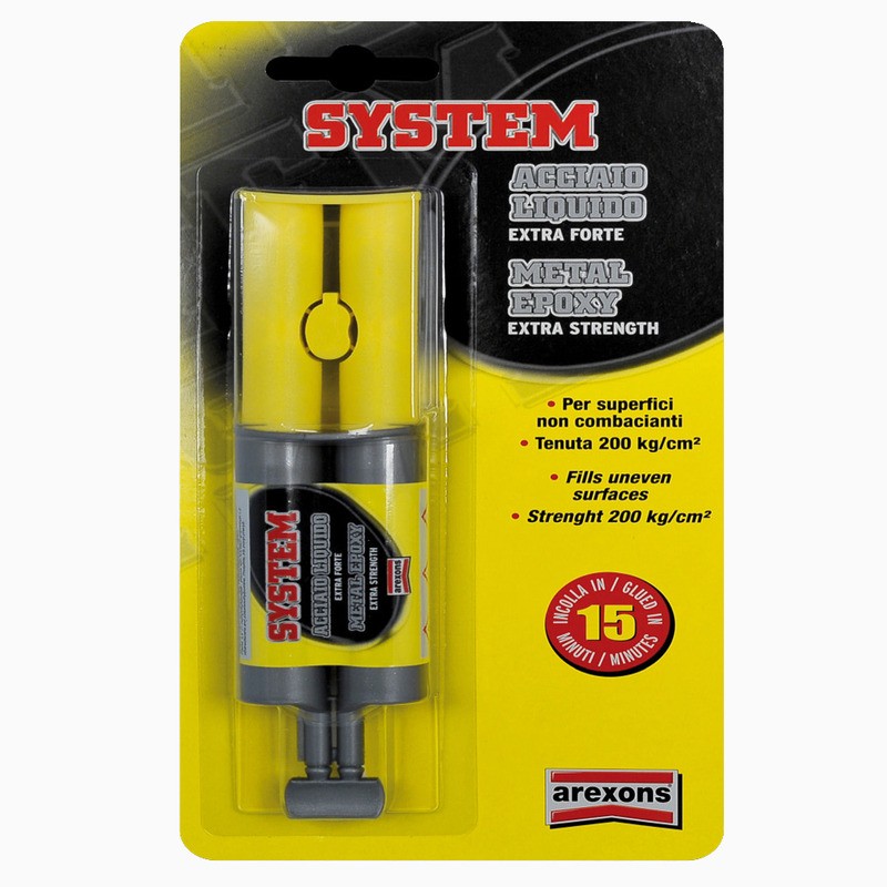System Acciaio Liquido 25 Ml Sigillanti carrozzeria Arexons