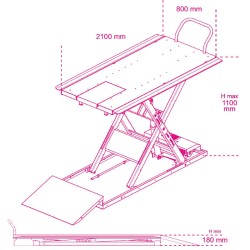 3050/R-Electro-Hydraulic Motorcycle Jack Workbenches and Equipment BETA