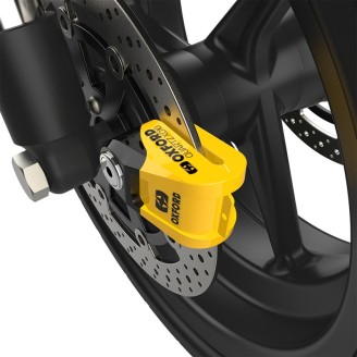 Quartz XD10 Disc Lock Yellow/Black Locks and Chains OXFORD