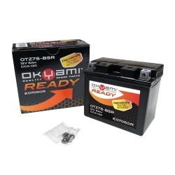 Battery Okyami OTZ7S-Bsr for KTM EXC 250/400/450/525 03- and other model Lead-Acid Batteries OKYAMI